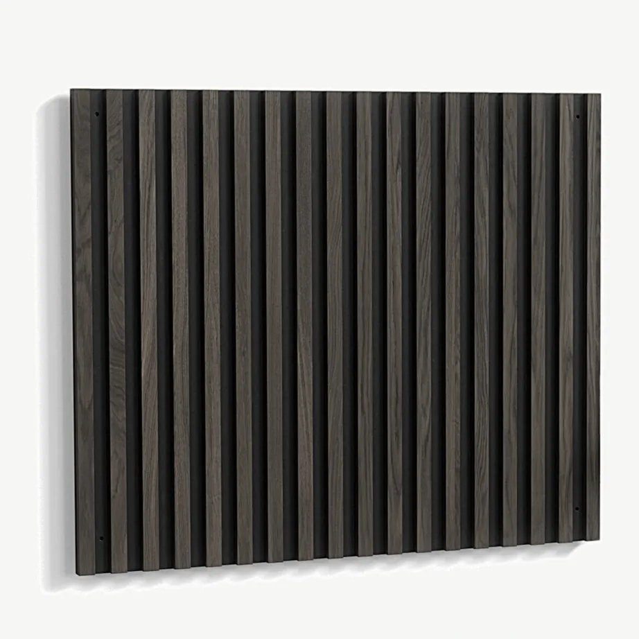 Tumepruun voodipeats Pau sarjast (MDF, must/mokk, 94,5 × 80 cm), 30054-100