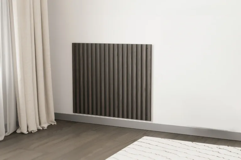 Tumepruun voodipeats Pau sarjast (MDF, must/mokk, 94,5 × 80 cm) - 30054-100