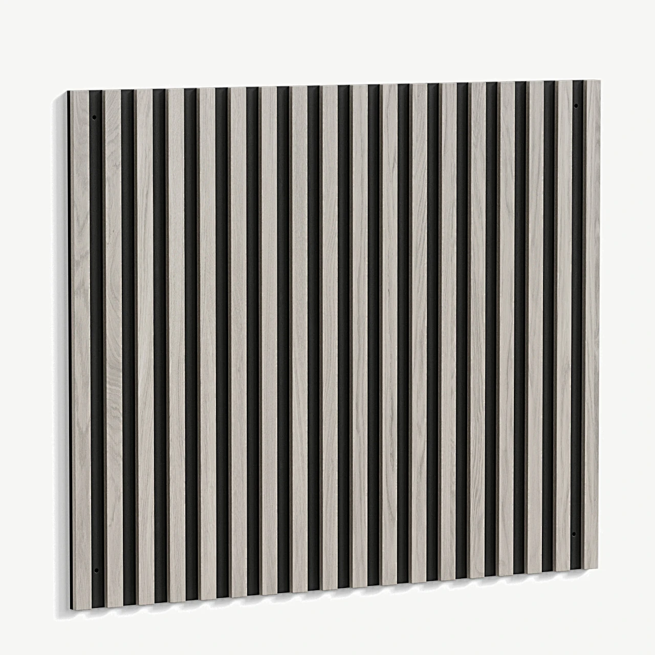 Pau voodipeats valge peitsiga liistudega, mustal alusel, 94,5 × 80 cm - 30054-110