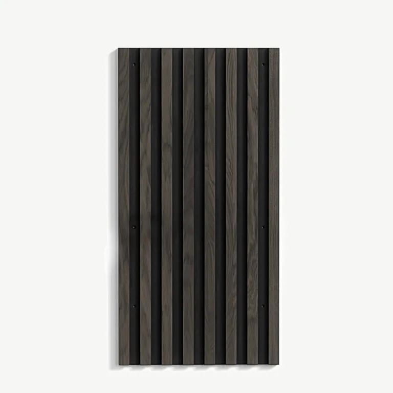 Touloni dekoratiivne mokka seinapaneel (MDF, must, 80 × 40,5 cm) - 30055-100