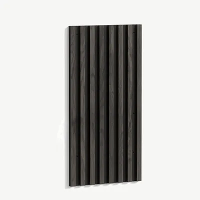 Touloni dekoratiivne mokka seinapaneel (MDF, must, 80 × 40,5 cm) - 30055-100