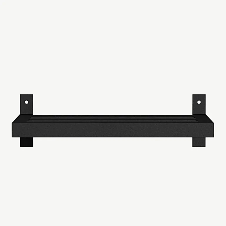 Caen mustast metallist seinariiul (35 × 30 cm, pulbervärvitud) - 30056-100