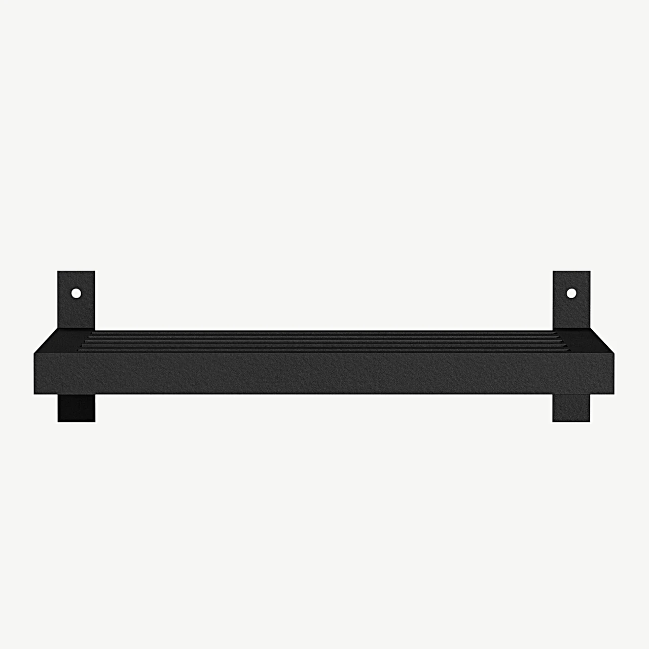Caen mustast metallist seinariiul (35 × 30 cm, pulbervärvitud) - 30056-100