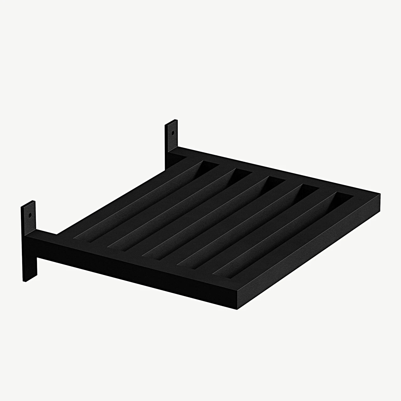 Caen mustast metallist seinariiul (35 × 30 cm, pulbervärvitud) - 30056-100