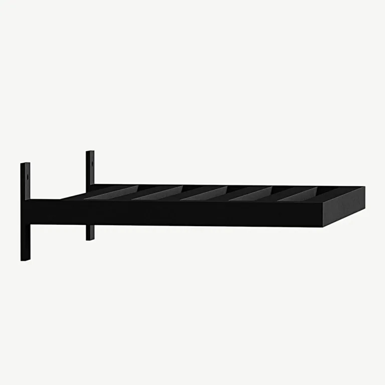 Caen mustast metallist seinariiul (35 × 30 cm, pulbervärvitud) - 30056-100