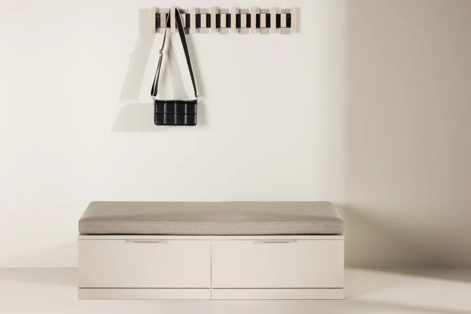 Beež polsterdatud istmepadi Nice sarja panipaigakastile, 120×60 cm, 30062-102 – 8