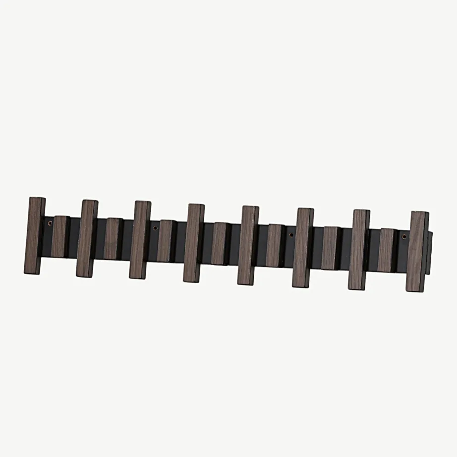 Nimes seinanagi (MDF, mokkaviimistlus, must metall, 75 cm), 30063-170