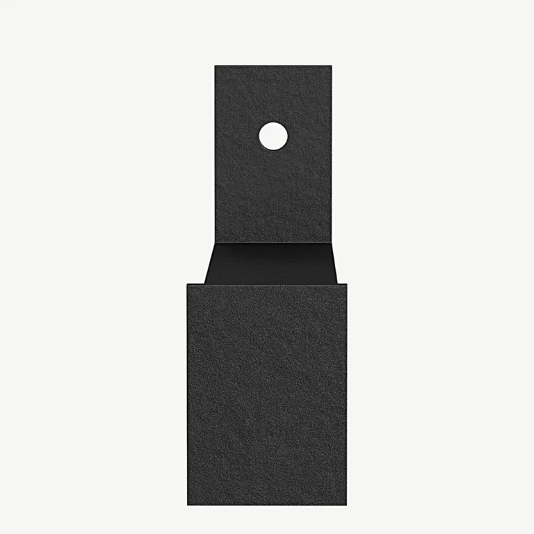 Must rauast seinakonks Nimes sarjast (20,3 × 2,5 × 10,5 cm) - 30065-100
