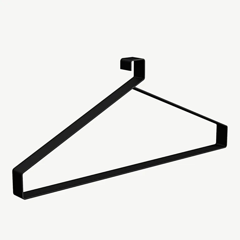Nimes must metallist riidepuu (43 × 18 cm), minimalistlik disain - 30067-100