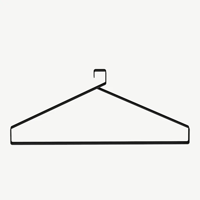 Nimes must metallist riidepuu (43 × 18 cm), minimalistlik disain - 30067-100