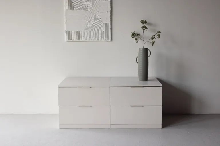Beež melamiinkapp Nice, 2 sahtliga (60 × 60 × 52 cm) - 30071-102