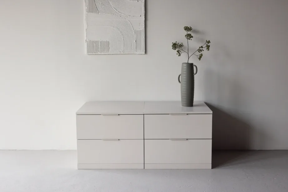 Beež melamiinkapp Nice, 2 sahtliga (60 × 60 × 52 cm), 30071-102 – 8