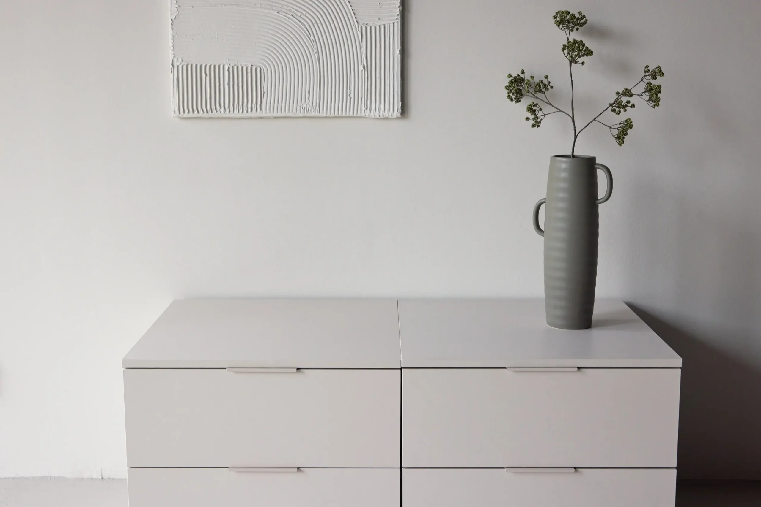 Beež melamiinkapp Nice, 2 sahtliga (60 × 60 × 52 cm) - 30071-102