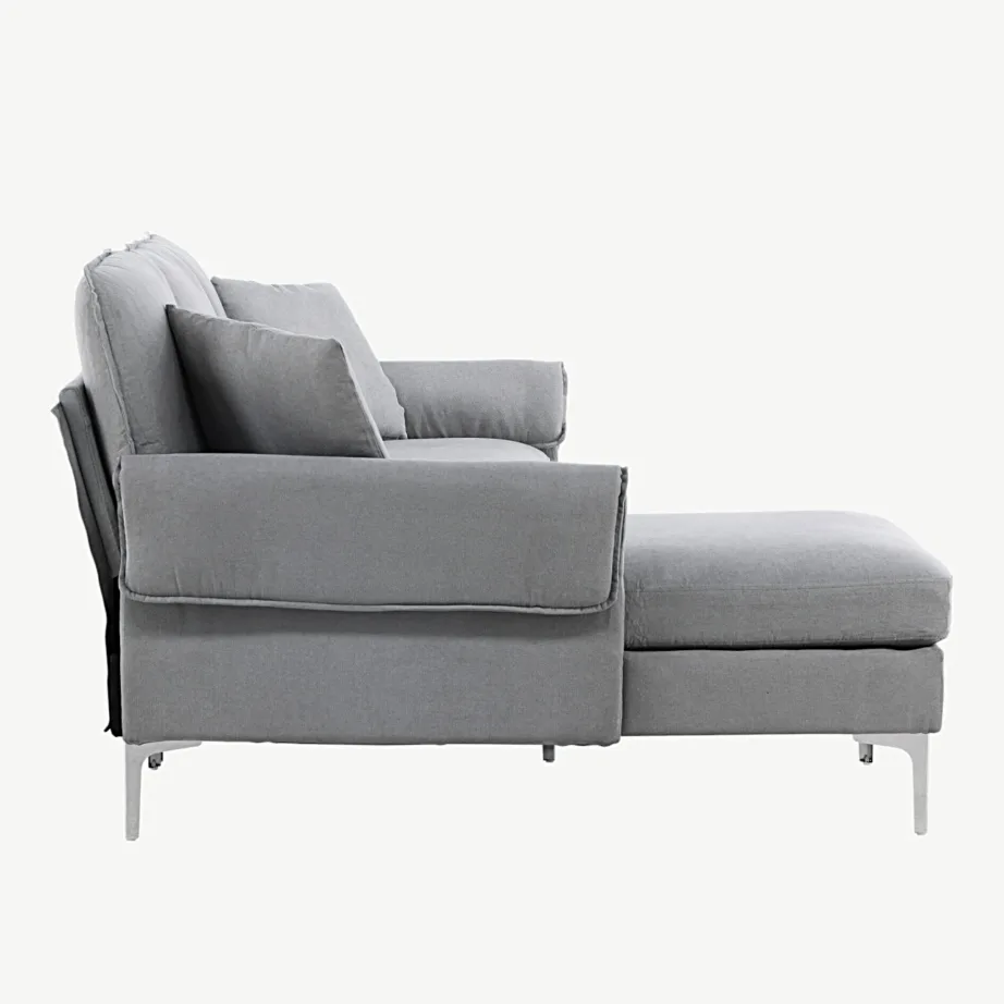 Hallist polüesterkangast nurgadiivan Toulouse reguleeritava lamamisosaga, 3-kohaline, 30083-165 – 2