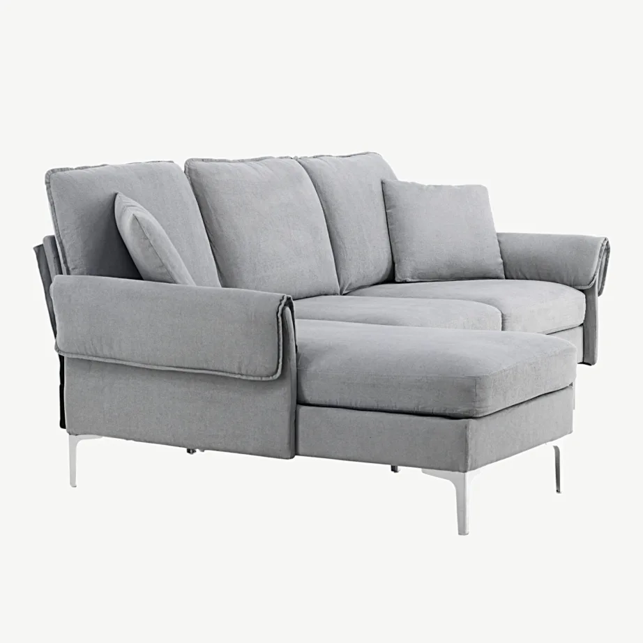 Hallist polüesterkangast nurgadiivan Toulouse reguleeritava lamamisosaga, 3-kohaline, 30083-165 – 3