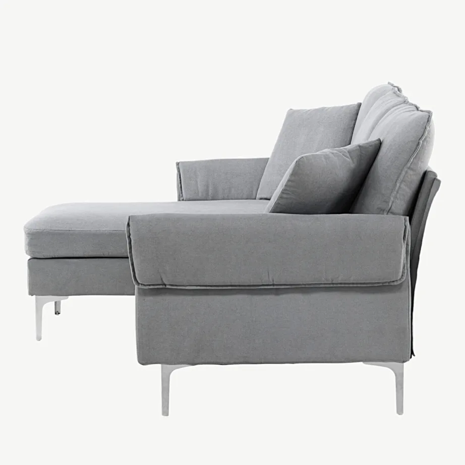 Hallist polüesterkangast nurgadiivan Toulouse reguleeritava lamamisosaga, 3-kohaline, 30083-165 – 7