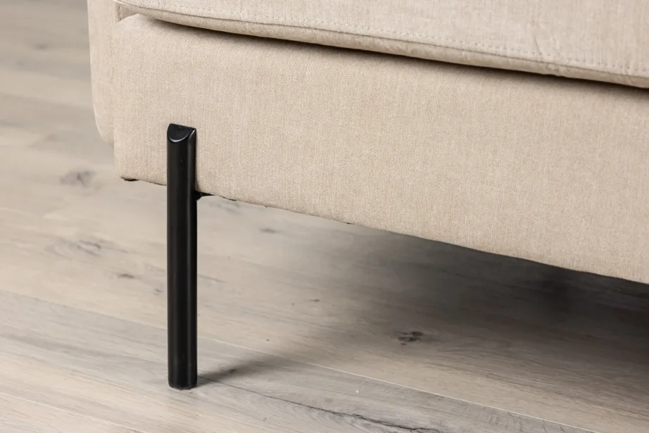 Beež 3-kohaline diivan Antibes polüesterkangast, metalljalgadega, 30084-102 – 10