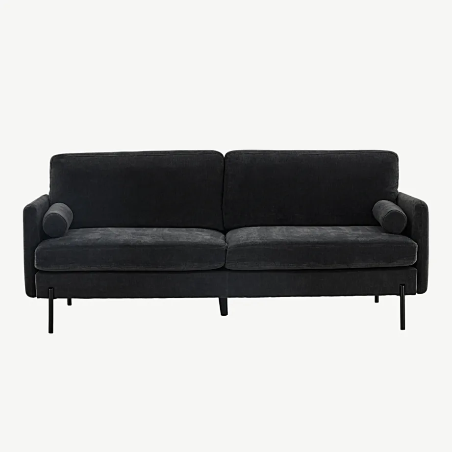 Antibes tumehall 3-kohaline diivan, mustade metalljalgadega, 30084-105 – 4