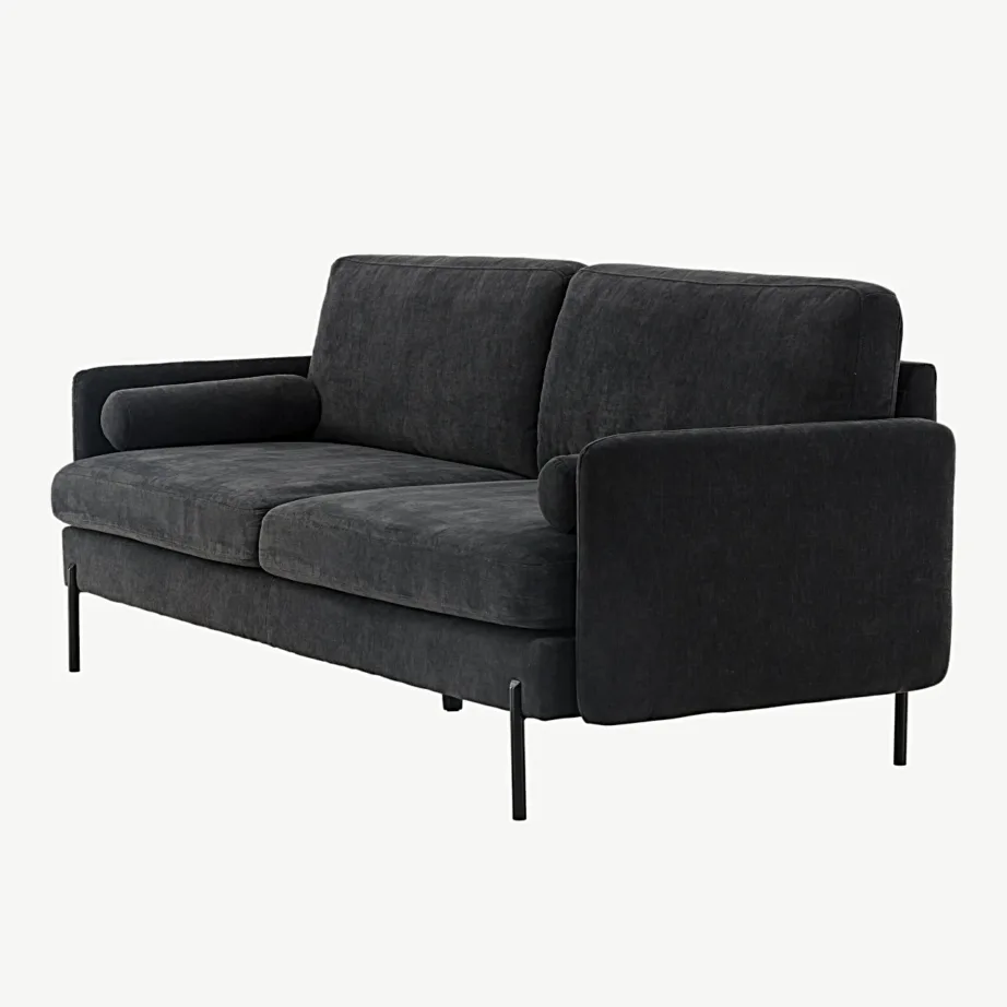 Antibes tumehall 3-kohaline diivan, mustade metalljalgadega, 30084-105 – 6