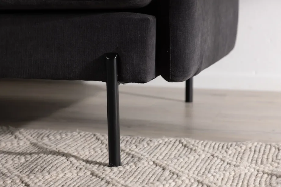 Antibes tumehall 3-kohaline diivan, mustade metalljalgadega, 30084-105 – 10