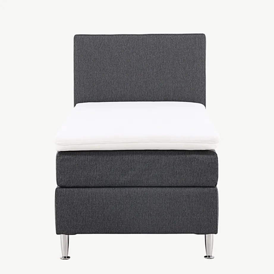 Tumehall kontinentaalvoodi Toledo 90×200 cm, šampanja toonis jalad, 30103-103 – 4