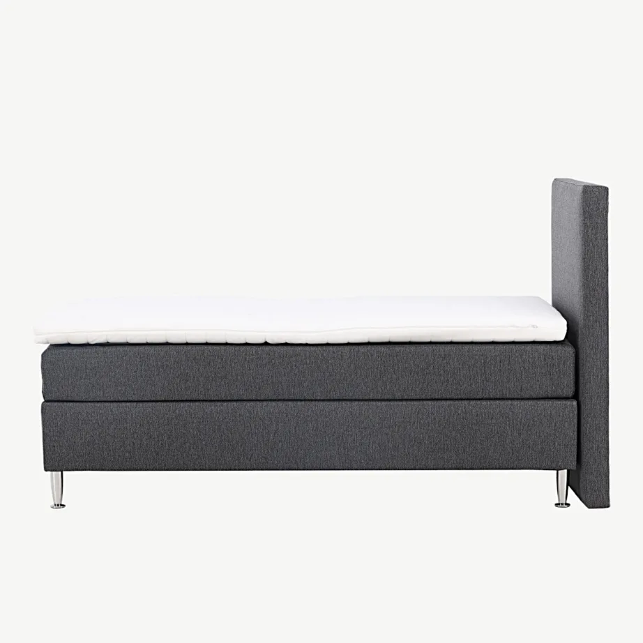 Tumehall kontinentaalvoodi Toledo 90×200 cm, šampanja toonis jalad, 30103-103 – 7