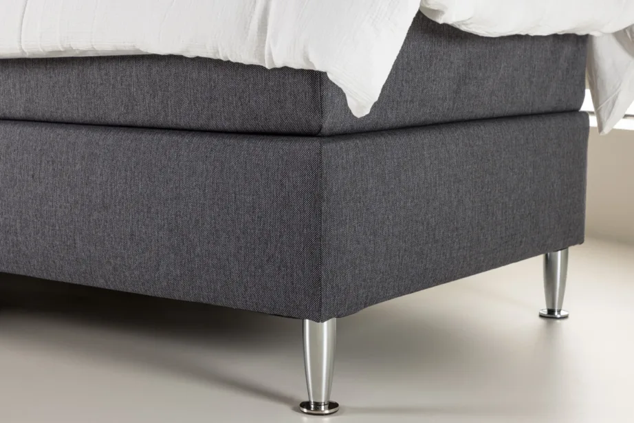 Tumehall kontinentaalvoodi Toledo 90×200 cm, šampanja toonis jalad, 30103-103 – 10