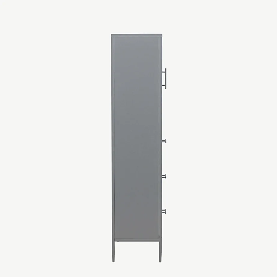 Helehall metallkapp La Paz klaasuste ja sahtlitega, 30116-106 - 2