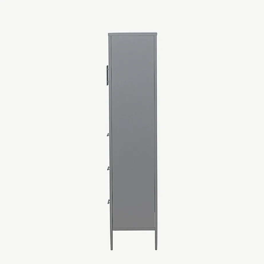 Helehall metallkapp La Paz klaasuste ja sahtlitega, 30116-106 - 7
