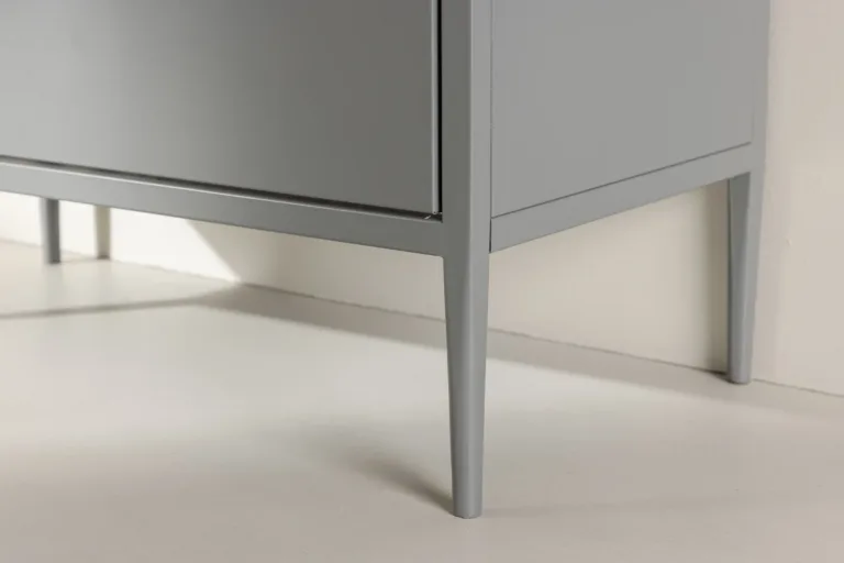 Helehall metallkapp La Paz klaasuste ja sahtlitega - 30116-106