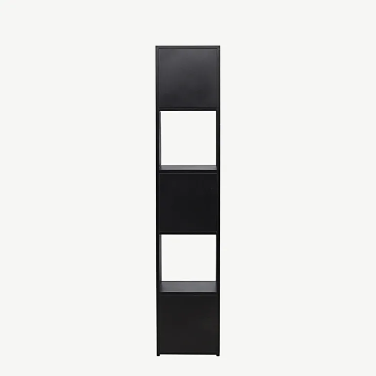 Mustast terasest riiul Buenos Aires (185 × 40 cm) - 30118-100