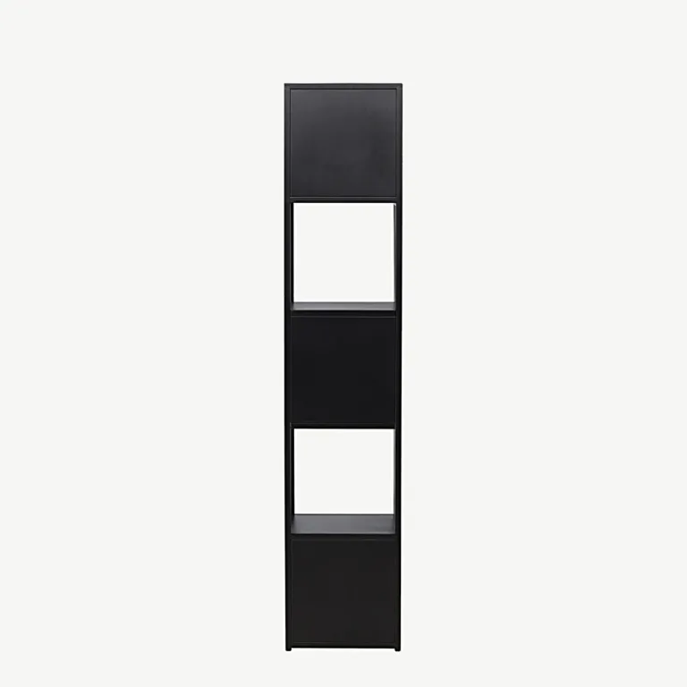 Mustast terasest riiul Buenos Aires (185 × 40 cm) - 30118-100