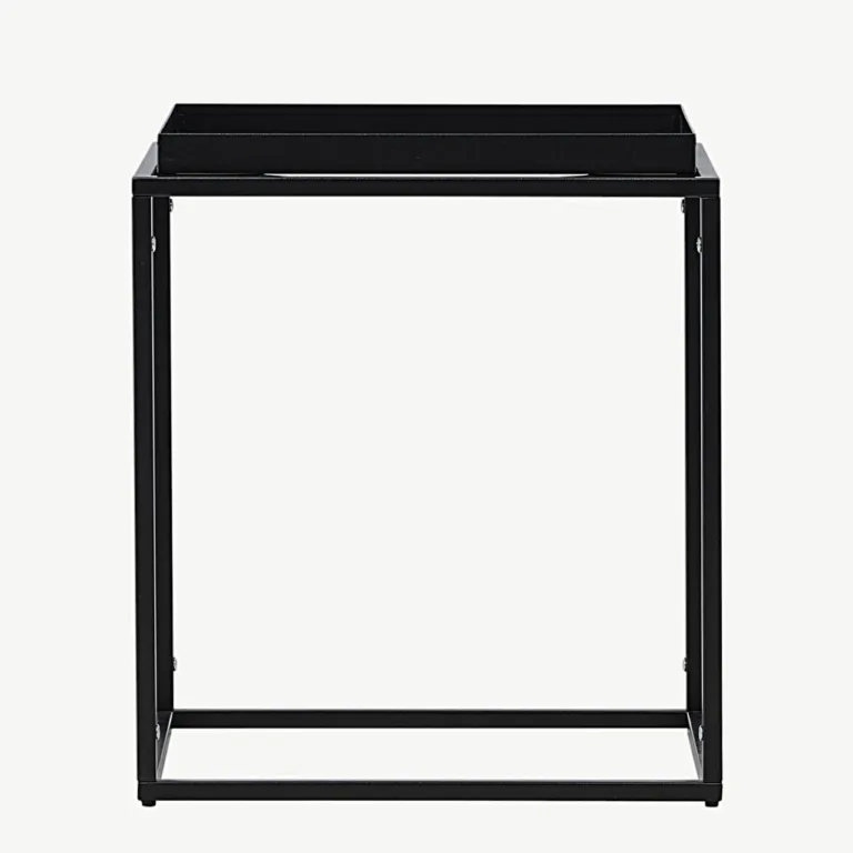 Mustast terasest minimalistlik abilauake Porto 45 × 45 cm - 30120-100