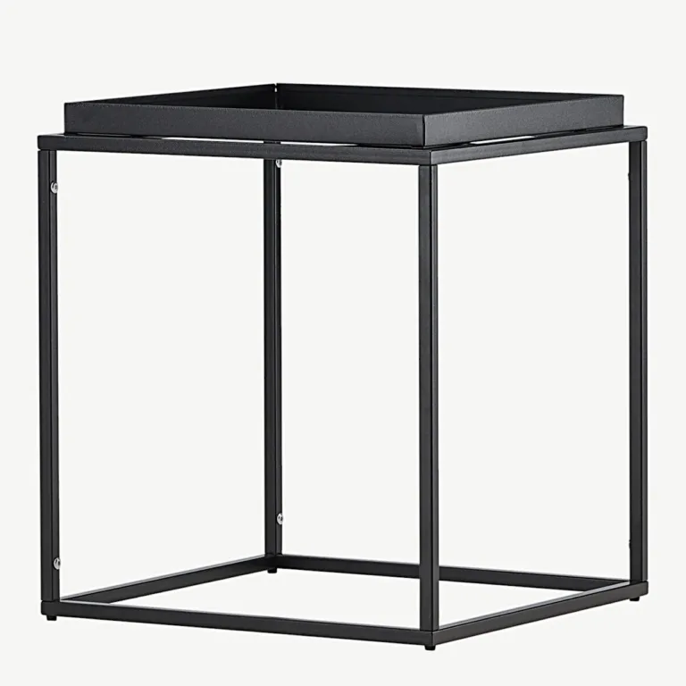 Mustast terasest minimalistlik abilauake Porto 45 × 45 cm - 30120-100