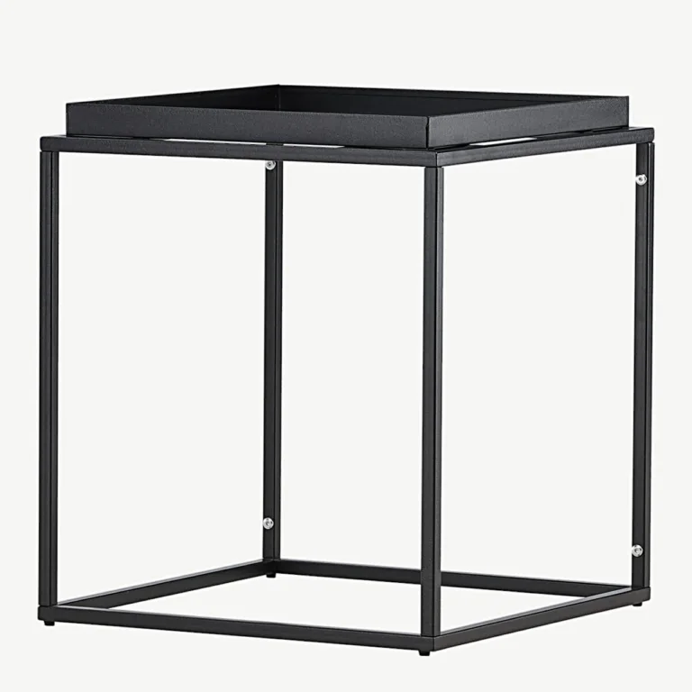 Mustast terasest minimalistlik abilauake Porto 45 × 45 cm - 30120-100