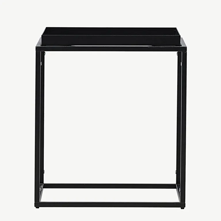 Mustast terasest minimalistlik abilauake Porto 45 × 45 cm - 30120-100