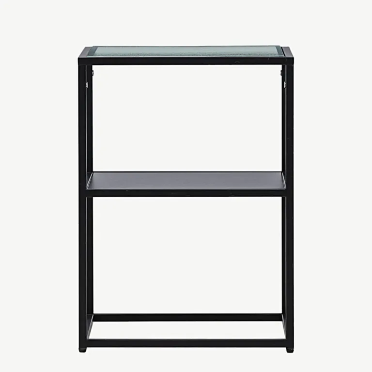 Minimalistlik mustast metallist abilauake Sao Paulo klaaspinnaga - 30124-100