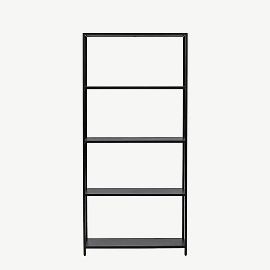 Montevideo kõrge mustast terasest riiul, 5 taset, 30127-100 – 5