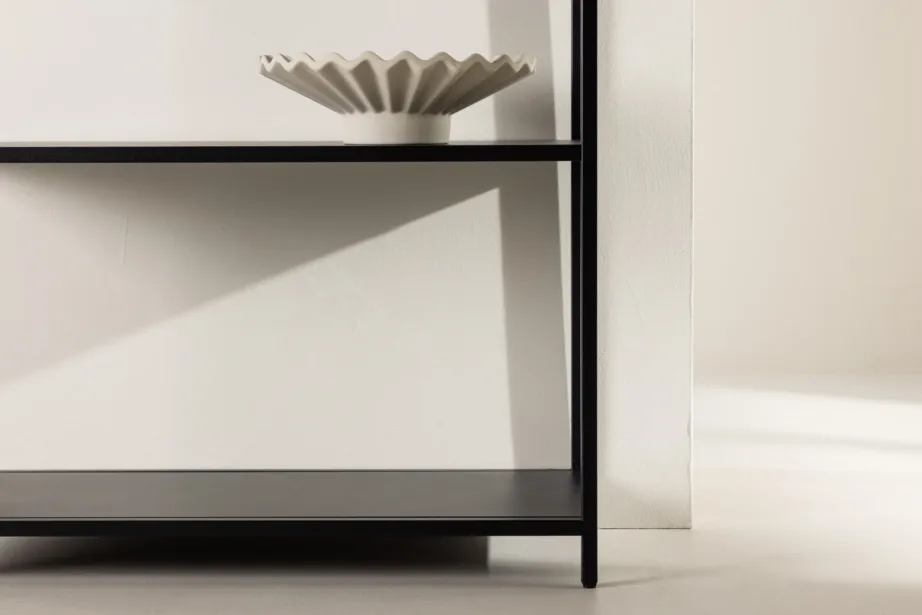 Montevideo kõrge mustast terasest riiul, 5 taset, 30127-100 – 10