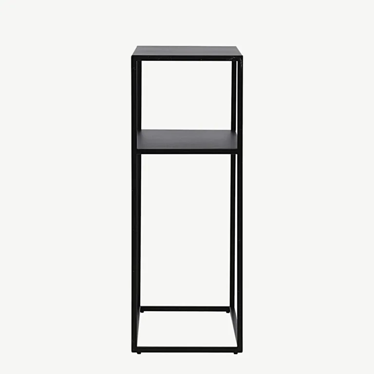 Minimalistlik must metallist abilaud Georgetown lisariiuliga - 30128-100
