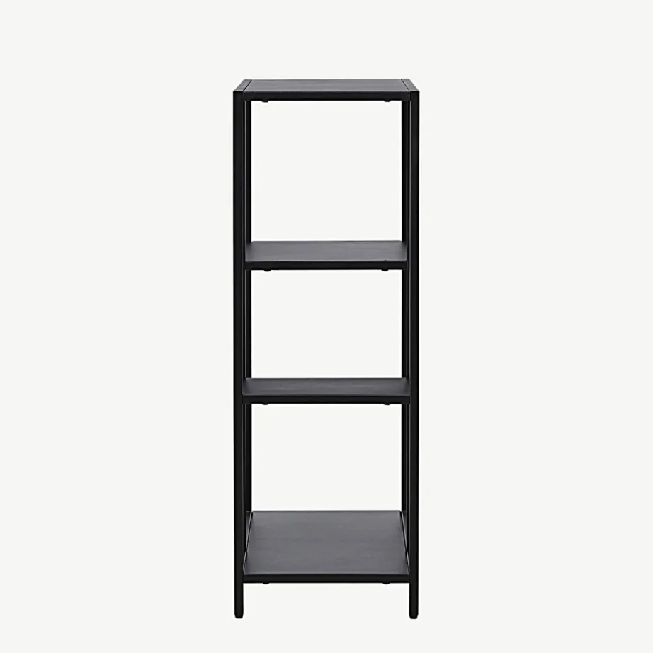 Mustast terasest abilauatüüpi riiul Puno, 3 avatud tasapinda, 30129-100 – 7