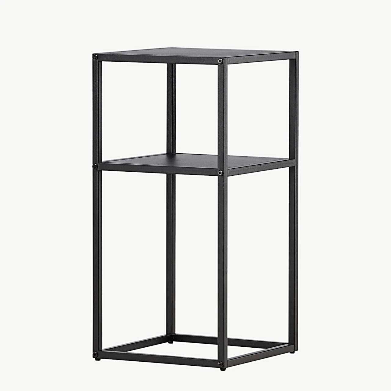 Mustast terasest minimalistlik abilaud Punta (30 × 30 cm) - 30131-100