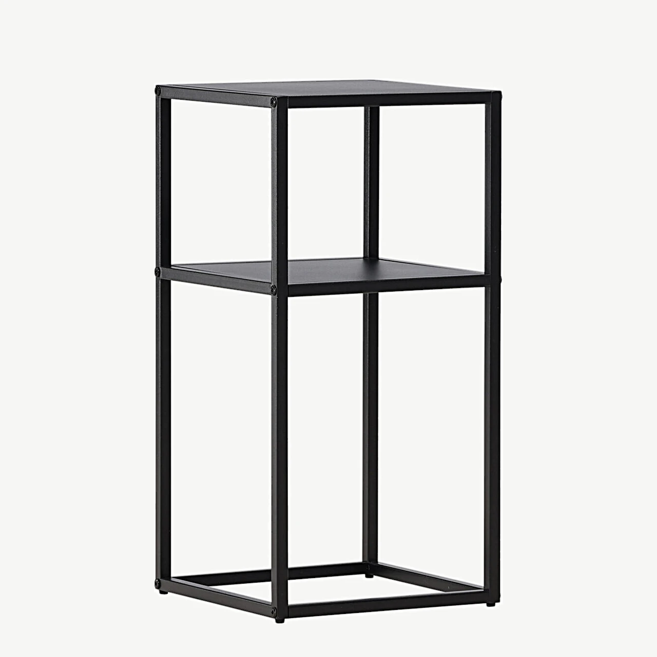 Mustast terasest minimalistlik abilaud Punta (30 × 30 cm) - 30131-100