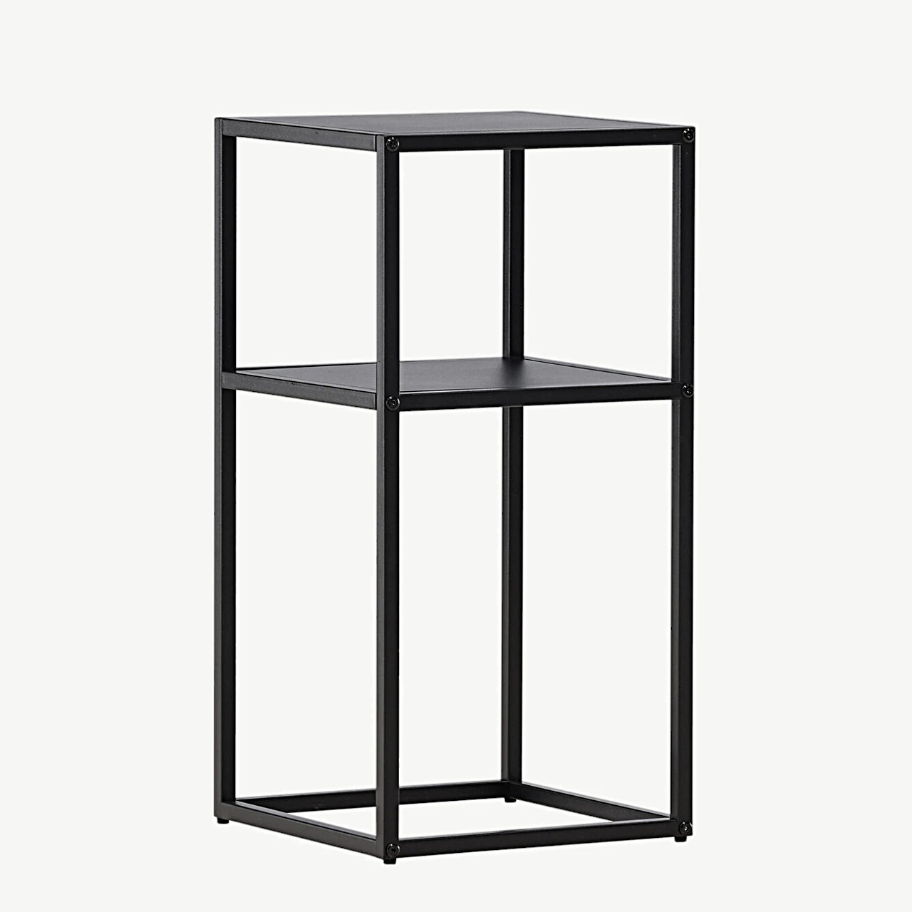 Mustast terasest minimalistlik abilaud Punta (30 × 30 cm) - 30131-100