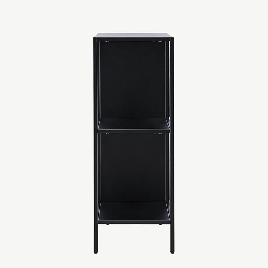 Mustast terasest hoiukapp Salta avatud riiulitega, 30133-100 – 2