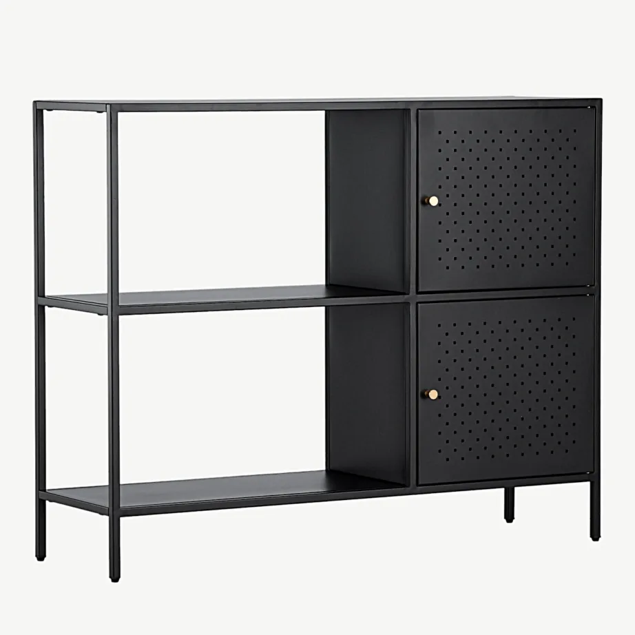 Mustast terasest hoiukapp Salta avatud riiulitega, 30133-100 – 4