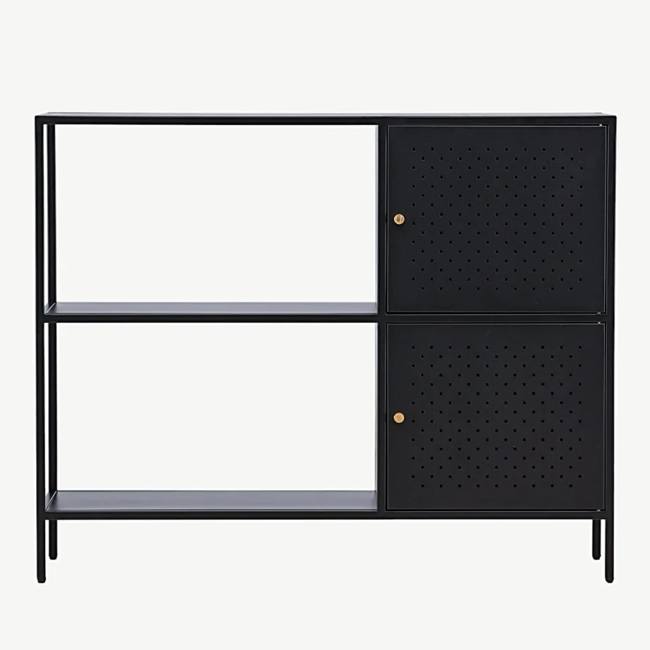 Mustast terasest hoiukapp Salta avatud riiulitega, 30133-100 – 5