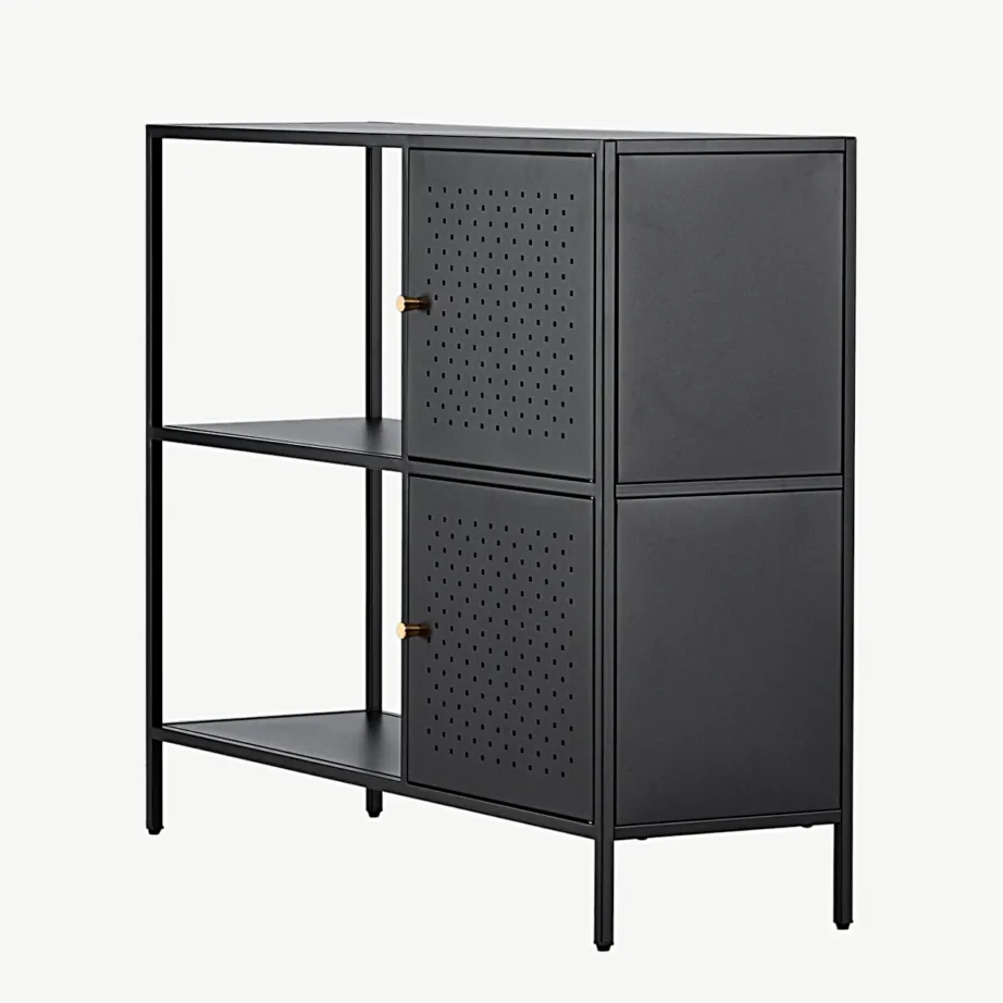 Mustast terasest hoiukapp Salta avatud riiulitega, 30133-100 – 6