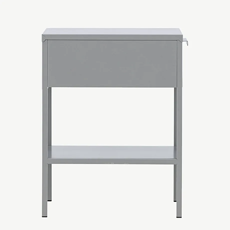 Helehall terasest öökapp Sacramento sahtli ja riiuliga, 30139-106 – 2