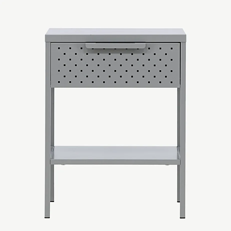 Helehall terasest öökapp Sacramento sahtli ja riiuliga, 30139-106 – 4